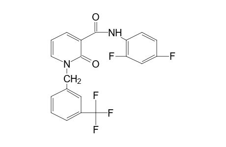 2',4'-DIFLUORO-1,2-DIHYDRO-2-OXO-1-[m-(TRIFLUOROMETHYL)BENZYL]NICOTINANILIDE