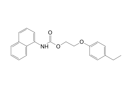 1-naphthalenecarbamic acid, 2-(p-ethylphenoxy)ethyl ester