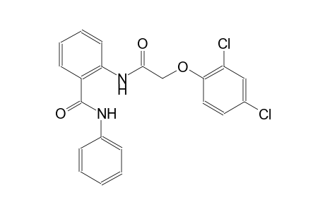 2-{[(2,4-dichlorophenoxy)acetyl]amino}-N-phenylbenzamide