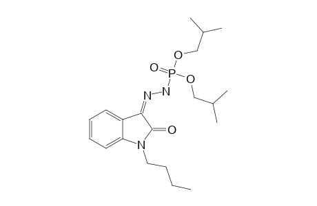 PHOSPHOROHYDRAZIDIC-ACID-N'-[1-BUTYL-1,2-DIHYDRO-2-OXO-3H-INDOL-3-YLIDENE]-DIISOBUTYLESTER