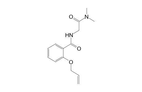 o-(ALLYLOXY)-N-[(DIMETHYLCARBAMOYL)METHYL]BENZAMIDE