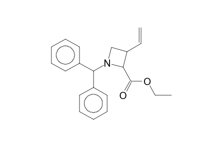 1-Benzhydryl-3-vinylazetidine-2-carboxylic acid, ethyl ester