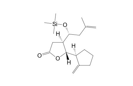 (1''R,2'R,4S,5R)-5-(2'-METHYLENE-CYCLOPENTYL)-4-(3''-METHYL-1''-TRIMETHYLSILANYLOXY-BUT-3''-ENYL)-DIHYDRO-FURAN-2-ONE;MAJOR