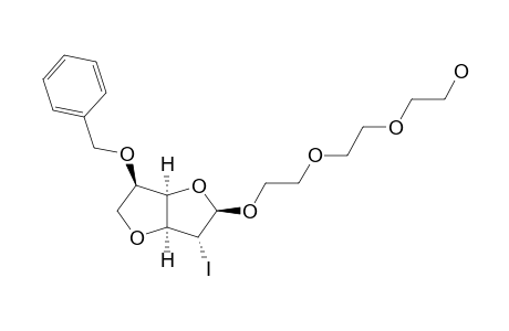 #3AF;2-[2-[2-[(2R,3R,3AS,6R,6AR)-6-(BENZYLOXY)-3-IODO-HEXAHYDROFURO-[3,2-B]-FURAN-2-YLOXY]-ETHOXY]-ETHOXY]-ETHANOL;2-HYDROXY-[2-(2-ETHOXY)-ETHOXY]-ETHYL-3,6-AN