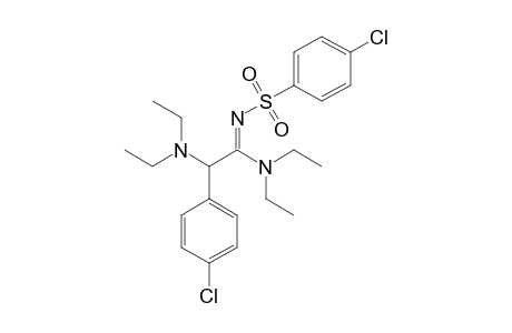 N-[1,2-BIS-(DIETHYLAMINO)-2-(4-CHLOROPHENYL)-ETHYLIDENE]-4-CHLOROPHENYLSULFONAMIDE