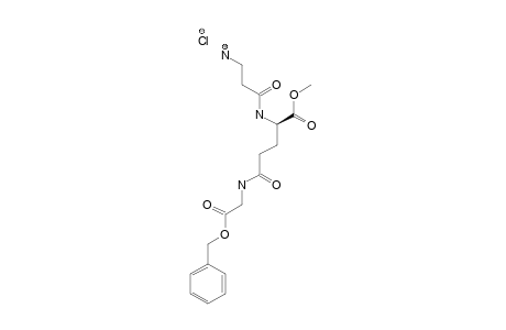 BENZYL-BETA-ALANYL-[ALPHA-METHYL-(2R)-GLUTAMYL]-GAMMA-GLYCINATE-DIESTER-HYDROCHLORIDE