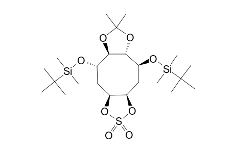 (1S,2S,3S,4S,6R,7S)-1,4-DI-O-TERT.-BUTYLDIMETHYLSILYL-2,3-O-METHYLETHYLIDENE-6,7-O-SULFONYL-CYCLOOCTANE-1,2,3,4,6,7-HEXOL