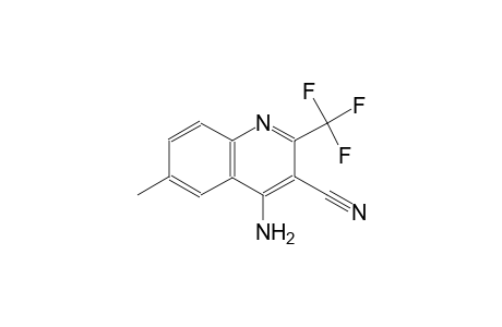 4-amino-6-methyl-2-(trifluoromethyl)-3-quinolinecarbonitrile