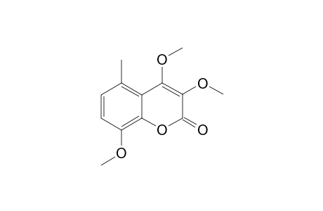 3,4,8-Trimethoxy-5-methyl-coumarin