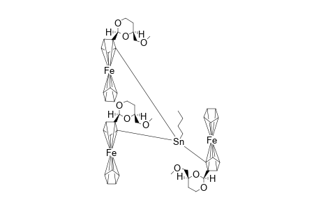 (S(Fe),S(Fe'),S(Fe)")-Tris[.alpha.-[(2S,4S)-4-(Methoxymethyl)-1,3-dioxan-2-yl]ferrocenyl-n-butylstannane