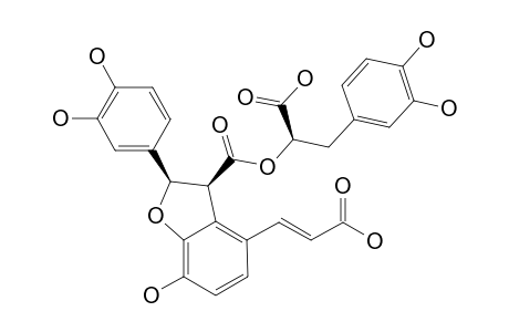 4-(2-CARBOXYETHENYL)-2-(3,4-DIHYDROXYPHENYL)-2,3-DIHYDRO-7-HYDROXY-3-BENZOFURAN-CARBOXYLIC-ACID-3-[1-CARBOXY-2-(3,4-DIHYDROXYPHENYL)-ETHYL]-ESTER