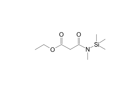 Ethylmalonate me ester amide TMS