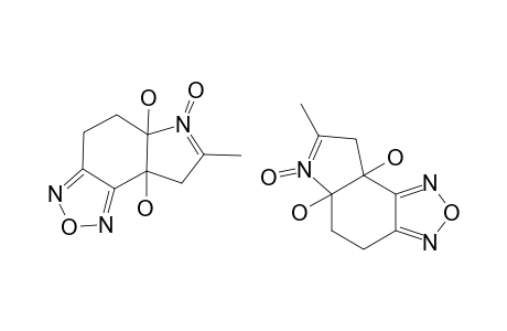 5A,8A-DIHYDROXY-7-METHYL-4,5,5A,8A-TETRAHYDRO-8-H-PYRROLO-[3.2-E]-2.1.3-BENZOXADIAZOLE;MIXTURE