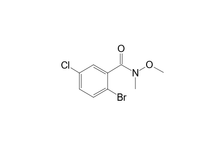 2-Bromo-5-chloro-N-methoxy-N-methylbenzamide