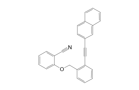 2-[[2-(Naphthalen-2-ylethynyl)benzyl]oxy]benzonitrile