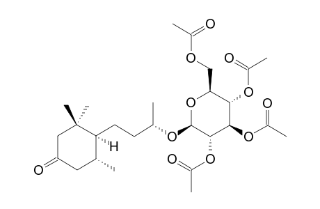 MYRSINIONOSIDE-A-TETRAACETATE