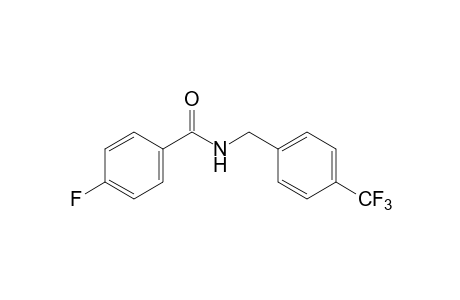 p-fluoro-N-[p-(trifluoromethyl)benzyl]benzamide