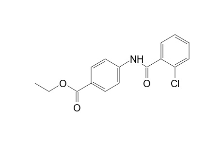 p-(o-chlorobenzamido)benzoic acid, ethyl ester