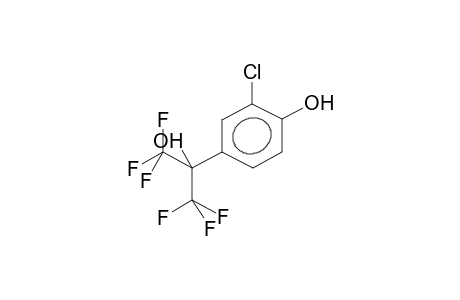 4-(ALPHA-HYDROXYHEXAFLUOROISOPROPYL)-2-CHLOROPHENOL