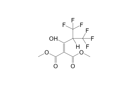 DIMETHYL 1-HYDROXY-3,3,3-TRIFLUORO-2-TRIFLUOROMETHYLPROPYLIDENEMALONATE