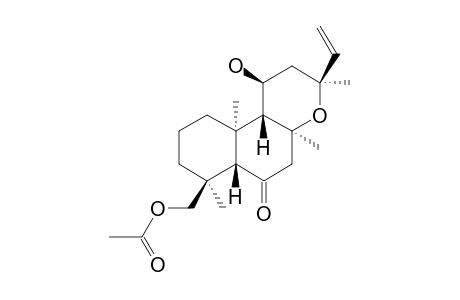 ENT-18-ACETOXY-11-ALPHA-HYDROXY-6-OXO-MANOLY-OXIDE