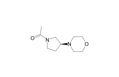 1-[(3S)-3-(4-morpholinyl)-1-pyrrolidinyl]ethanone