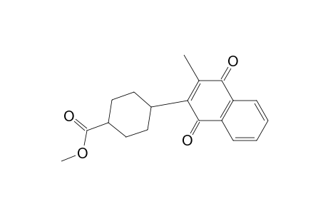 2-[4(a)-(Methoxycarbonyl)cyclohex-(e)-yl]-3-methyl-1,4-naphthoquinone