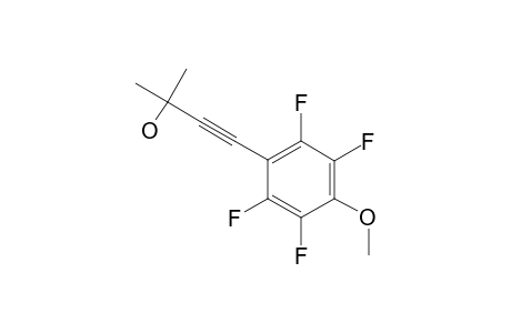 4-(4-METHOXY-2,3,5,6-TETRAFLUOROPHENYL)-2-METHYL-3-BUTYN-2-OL