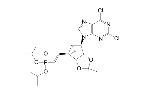 (1'-S,2'-R,3'-S,4'-R,5'-S)-4'-(2,6-DICHLOROPURIN-9-YL)-1'-[DIISOPROPYL-(E)-ETHENYLPHOSPHONATE]-2',3'-O-(ISOPROPYLIDENE)-BICYCLO-[3.1.0]-HEXANE