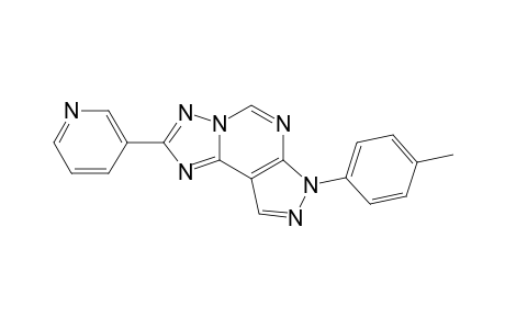 2-PYRIDIN-3-YL-7-PARA-TOLYL-7H-PYRAZOLO-[4,3-E]-[1,2,4]-TRIAZOLO-[1,5-C]-PYRIMIDINE