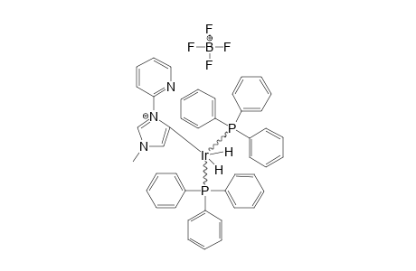 (ETA(2)-C,N)-(N-METHYL-N(1)-(2-PYRIDYL)-IMIDAZOLE-4-YLIDENE)-BIS-(HYDRIDO)-BIS-(TRIPHENYLPHOSPHINE)-IRIDIUM-(III)-TETRAFLUOROBORATE