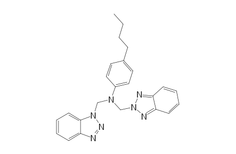 N-(BENZOTRIAZOL-1-YL-METHYL)-N-(BENZOTRIAZOL-2-YL-METHYL)-4-BUTYL-ANILINE