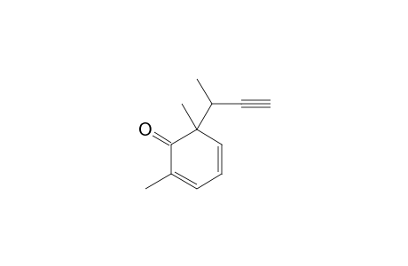 6-SEC.-BUTYNYL-2,6-DIMETHYLCYCLOHEXA-2,4-DIENONE,THREO