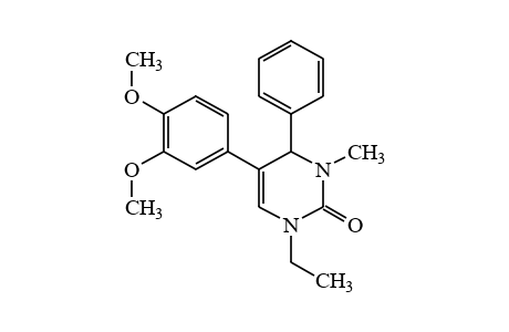 3,4-dihydro-5-(3,4-dimethoxyphenyl)-1-ethyl-3-methyl-2(1H)-pyrimidinone