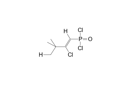 Z-2-CHLORO-2-TERT-BUTYLVINYLDICHLOROPHOSPHONATE