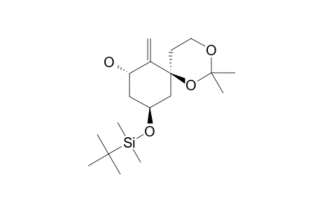 (6-R,8-S,10-S)-10-TERT.-BUTYLDIMETHYLSILYLOXY-2,2-DIMETHYL-7-METHYLENE-1,3-DIOXASPIRO-[5.5]-UNDEC-8-OL