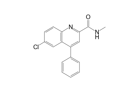 6-chloro-N-methyl-4-phenylquinoline-2-carboxamide