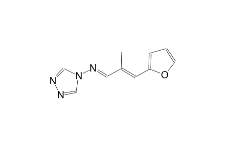 N-[(E,2E)-3-(2-furyl)-2-methyl-2-propenylidene]-4H-1,2,4-triazol-4-amine