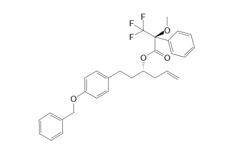 (alpha-S)-alpha-Methoxy-alpha-(trifluoromethyl)benzeneacetic acid (1S)-1-{2-[4-(Phenylmethoxy)phenyl]ethyl}-but-3-en-1-yl Ester