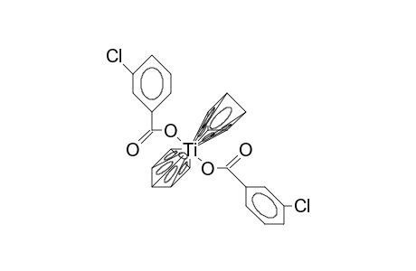 Bis(3-chloro-benzoato)-bis(.eta.-cyclopentadienyl)-titanium(iv)