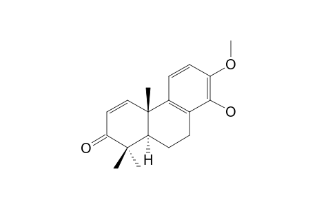 14-HYDROXY-13-METHOXY-1,8,11,13-PODOCARPATETRAEN-3-ONE