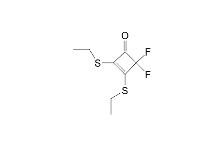 DITHIOETHOXY-4,4-DIFLUOROCYCLOBUTENONE