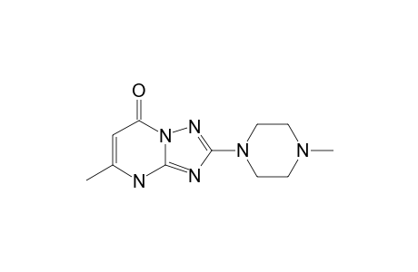 7-METHYL-4-METHYLPIPERAZINO-1,2,4-TRIAZOLO-[1,5-A]-PYRIMIDIN-5(8H)-ONE