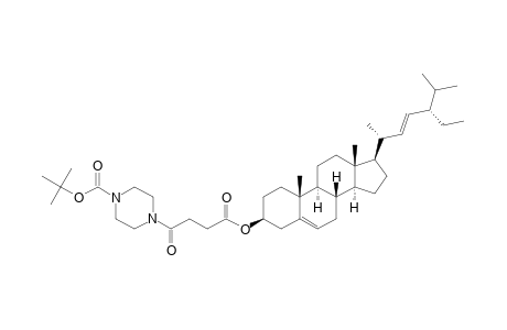 (3-BETA,22E)-STIGMASTA-5,22-DIEN-3-YL-4-[4-(TERT.-BUTOXYCARBONYL)-PIPERAZIN-1-YL]-4-OXO-BUTANOATE