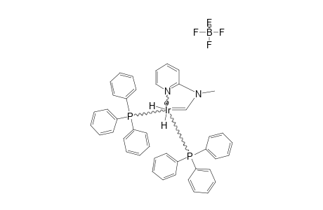 CIS,TRANS-[DIHYDRIDOBIS-(TRIPHENYLPHOSPHINE)-[N,C-2-(DIMETHYLAMINO)-PYRIDINE-1'-YLIDENE]-IRIDIUM-(III)]-FLUOROBORATE