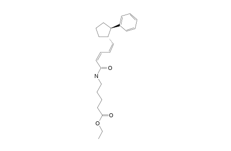 ETHYL-5-[[(2Z,4Z)-5-[(1S,2R)-2-PHENYLCYCLOPENTYL]-PENTA-2,4-DIENOYL]-AMINO]-PENTANOATE