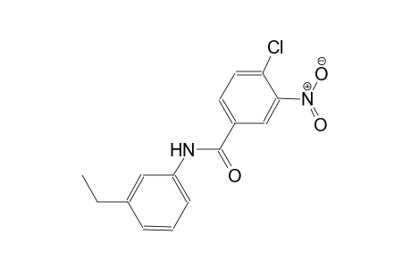 4-chloro-N-(3-ethylphenyl)-3-nitrobenzamide