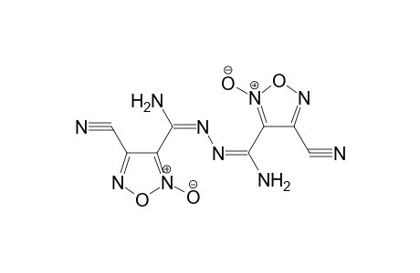 Furoxane, 3-aminocarbonyl-4-cyano-, azine