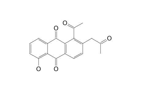 1-ACETYL-5-HYDROXY-2-(2-OXOPROPYL)-ANTHRAQUINONE