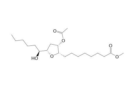 8-[(2S,3S,5S)-3-acetoxy-5-[(1S)-1-hydroxyhexyl]tetrahydrofuran-2-yl]caprylic acid methyl ester